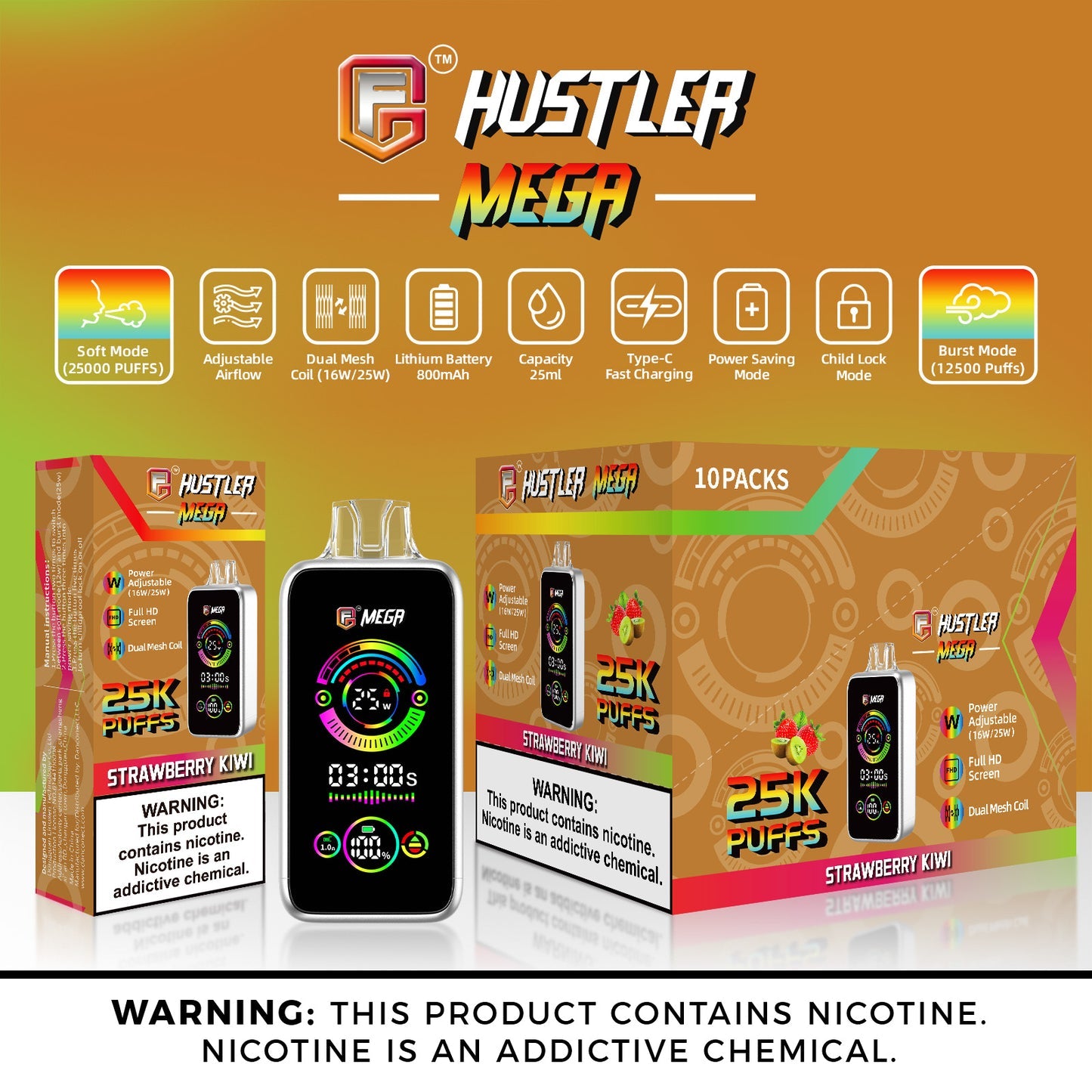 Hustler Mega - 5% - 25k Puff